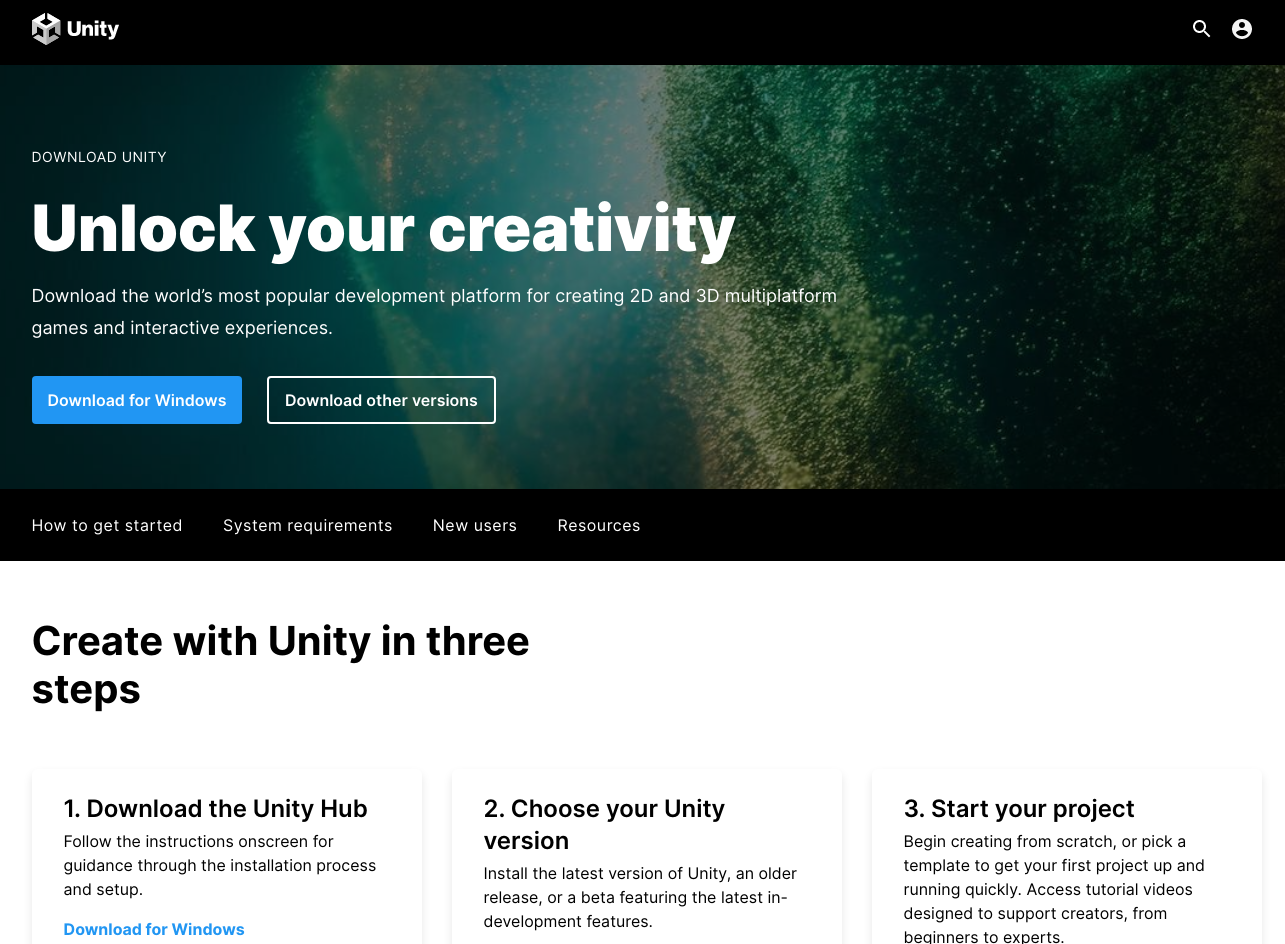 unity download