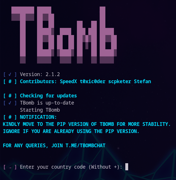 sms bombing